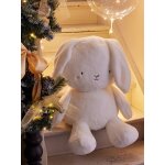 Peluche gante lapin 63 cm blanc