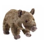 Peluche g�ante sanglier - 50 cm marron