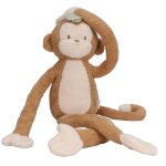 Peluche g�ante singe safari friends (80 cm) marron