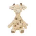 Peluche girafe gus 22 cm marron