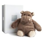 Peluche hippo 14 cm marron