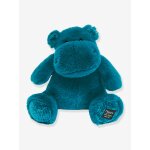 Peluche hippopotame - bleu canard