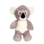 Peluche - peluche koala green forest - 20 cm gris