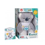 Peluche - kwaly, mon koala conteur d'histoires - peluche � fonctions 34 cm gris