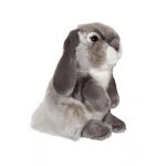 Peluche - lapin bélier gris - 18 cm gris Peluche - lapin bélier gris - 18 cm gris