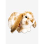 Peluche lapin couch� 30 cm tachet� teddy hermann multicolore
