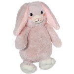 Peluche - lapin econimals de p�ques en peluche �co - con�ue - 15 cm rose