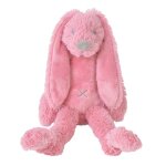 Peluche lapin richie rose 28 cm rose