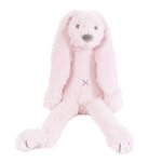 Peluche lapin richie rose clair 28 cm rose