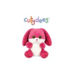 Peluche lapin ruby 23 cm blanc