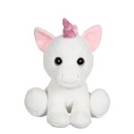 Peluche licorne - 22cm rose