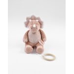 Peluche mini musicale popsie en veloudoux� rose, �cru