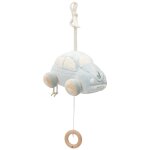 Peluche musicale deepsea bleu, �cru, marron