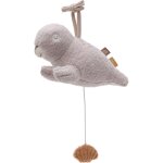 Peluche musicale deepsea gris, blanc