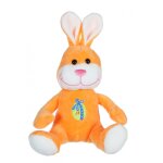 Peluche musicale lapin - les amis de pâques - 15cm orange Peluche musicale lapin - les amis de pâques - 15cm orange