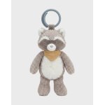 Peluche musicale nomade raton laveur raku 20cm beige