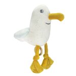 Peluche musicale paulette la mouette ecru
