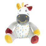 Peluche musicale zèbre multicolore Peluche musicale zèbre multicolore