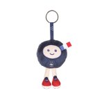 Peluche officielle porte - cl�s ballon fff - f�d�ration fran�aise de football 10cm blanc
