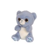 Peluche - peluche ours blue > bleu jeans 13 cm blanc