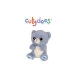 Peluche - peluche ours blue cutydoos bleu jeans 13 cm blanc