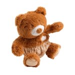 Peluche ours avec d�tails brod�s - orsino marron