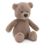Peluche ours moka 25 cm brown