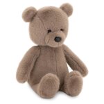 Peluche ours moka 33cm marron