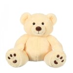 Peluche - ours patachon crme - 80 cm beige