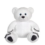 Peluche - peluche ours polaire - 80 cm blanc