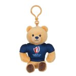 Peluche - ours porte - cl�s coupe du monde de rugby / rugby world cup france 2023 - peluche officielle ...