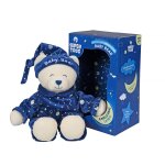Peluche - ourson baby bear glow in the dark - peluche vendue en bo�te cadeau bleu