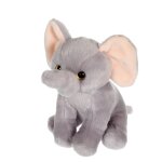 Peluche - p'tits sauvageons 15 cm - Éléphant gris Peluche - p'tits sauvageons 15 cm - Éléphant gris