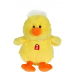 Peluche - les pakidoo sonores en peluche 15 cm - poussin jaune