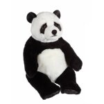 Peluche - peluche panda - 40 cm noir