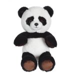 Peluche - peluche panda green forest - 20 cm noir
