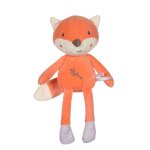 Peluche - pantin bamboo bebe renard - 24 cm s / carte orange