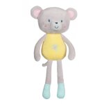 Peluche - pantin les ptits feriques souris - 24 cm jaune