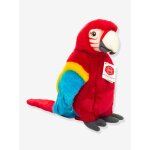 Peluche perroquet ara �carlate rouge 27 cm teddy hermann rouge