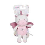 Peluche - petits musicaux les ptits f�eriques licorne - 17 cm rose
