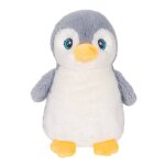 Peluche - pingouin c�lin 18 cm gris
