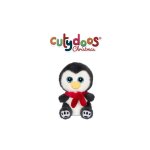 Peluche pingouin chilly 13 cm rouge