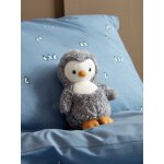 Peluche pingouin gris