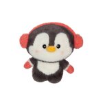 Peluche - pingouin snowy 23 cm rose