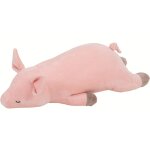 Peluche pinkie le cochon (55 cm) rose, marron