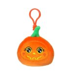 Peluche - porte - cl�s citrouille halloween - 8 cm orange