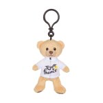 Peluche - porte - cl�s ours - maillot meilleur jeune grimpeur blanc - 10 cm - peluche officielle du tour ...