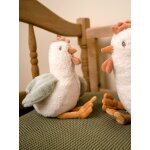 Peluche poule little farm - blanc