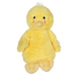 Peluche - poussin econimals de p�ques en peluche �co - con�ue - 15 cm jaune