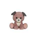 Peluche - peluche puppy eyes pets - chien rose poudr et gris - 40 cm gris